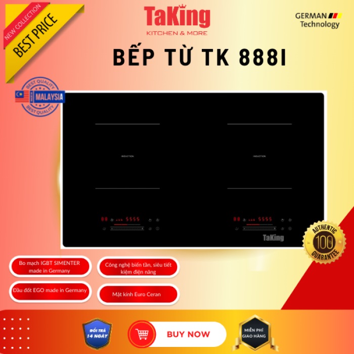 BẾP TỪ ĐÔI TK 888I TAKING