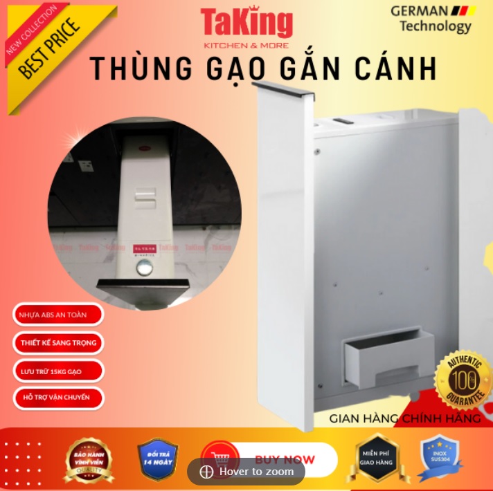 THÙNG GẠO GẮN CÁNH TAKING